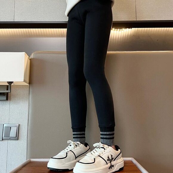 New Super Warm Fleece-Lined Leggings for Girls - Picture 4 of 6